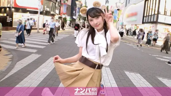GANA-2959 Seriously soft, first shot. 1992 Cute face and bristly hair. Black hair twintails. I was going to the store, so I took a girl bar clerk who calls herself ``the second cutest in Ikebukuro'' out to have a little fun, and she did what she GANA-2959