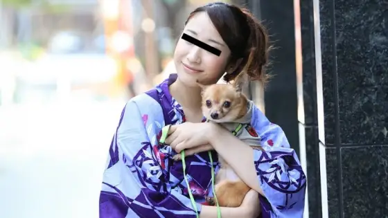 MUSUME-082423_01 While walking my dog, I picked up a beautiful dog-loving woman in a yukata! MUSUME-082423_01