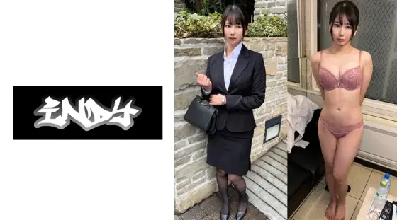 IND-179 Face revealed [Personal shooting] A video of a poor office lady who has cut back on her living expenses_ Tearing off her black pantyhose and having ruthless creampie sex IND-179