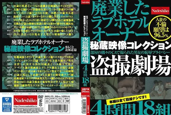 NASH-175 Love Hotel Owner's Treasured Video Collection Voyeur Theater 4 Hours 18 Groups NASH-175