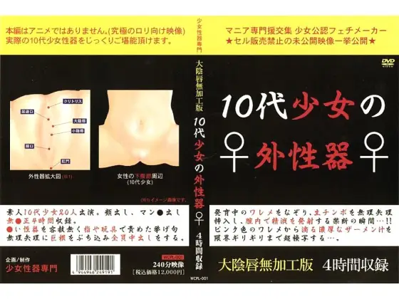 WCPL-001 External genitalia of a teenage girl WCPL-001