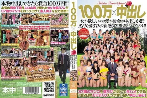 AVOP-410 1 Million x Creampie What a woman wants is love, money or creampie! !! ?? Survival of 37 AV actresses in a new sensation! !! AVOP-410