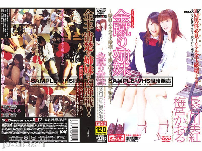 SDDM-375 Gold Kicking Sisters ~The story of two sisters who destroy their strict father's balls and run away from home~ SDDM-375