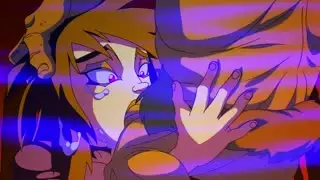 Ebony and a redhead are having a threesome in a cartoon avdb-h05721
