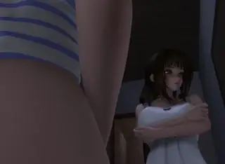 Two cute hentai girls are dicked by a hung shemale avdb-h05295