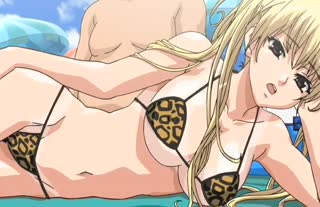 Sexy cartoon whores are fucked on the beach in bikini avdb-h05445