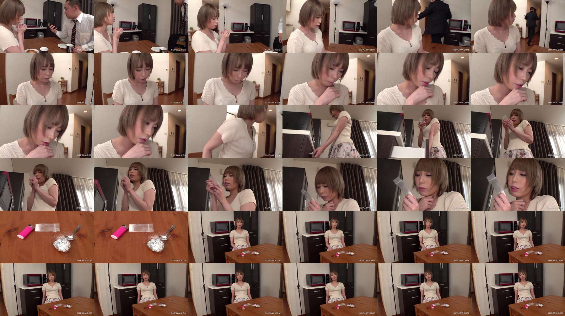 [UNCENSORED-LEAK] SAN-419 Blonde short cut and snow-white skin "Kawami" Kawana Misuzu 240 minutes SAN-419 ไม่เซ็นเซอร์ 