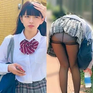 230OREMO-292 230OREMO-292 - Black Pantyhose Miniskirt Girl 230OREMO-292