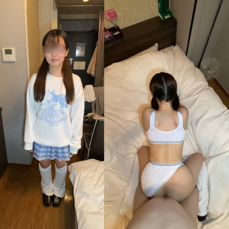 FC2-PPV-4827213 [Second installment] A serious black-haired girl who looks great in glasses and is filmed in casual clothes and sports bra FC2-PPV-4827213